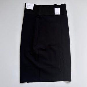 Calvin Klein 90s style black pencil skirt